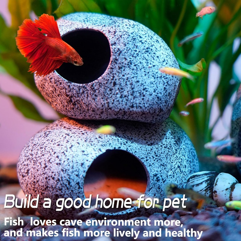 Dekoracje do akwarium, jaskini – Hide Cave Ceramic recenzja i cena