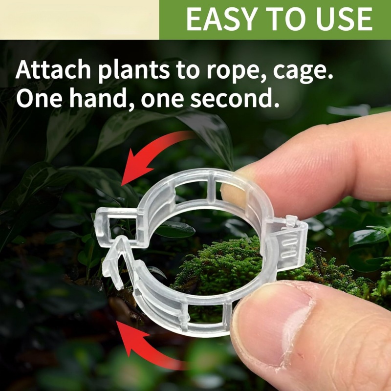 500 szt. Plastikowe klipsy do  – Vine Climbing Plastic recenzja i cena